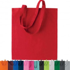 Kimood Basic Shopper Bag 130 g-os vászontáska, pamut bevásárlótáska hosszú füllel 33 színben \KI0223\